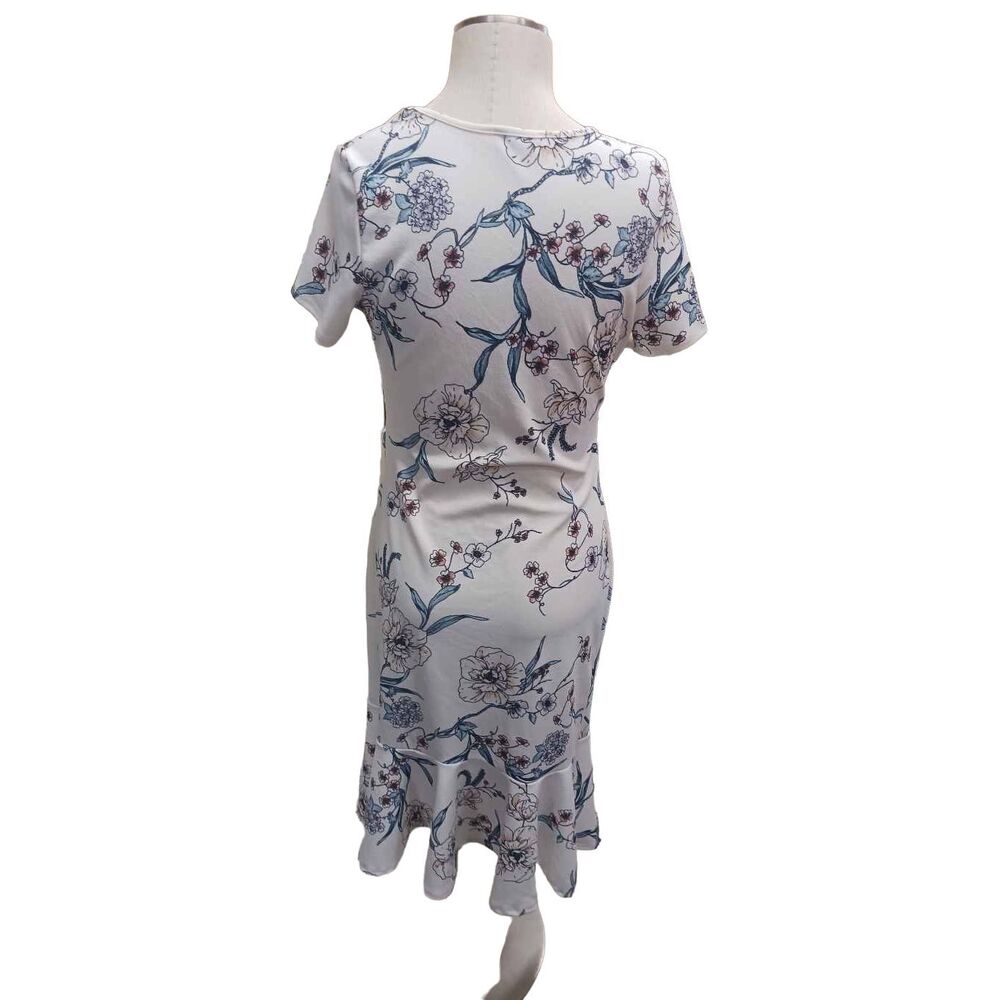Modest floral my bump maternity dress